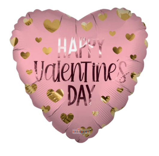 Happy Valentine's Day Hearts Matte Balloon