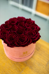 Everlasting 12 Rose Pink Suede box (choose color)